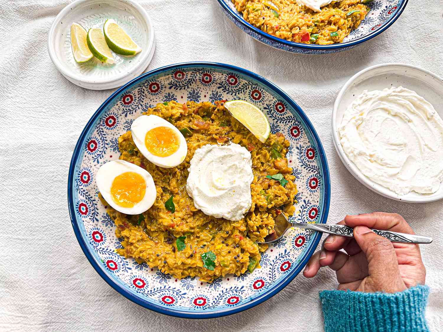 Savoury Turmeric Oatmeal
