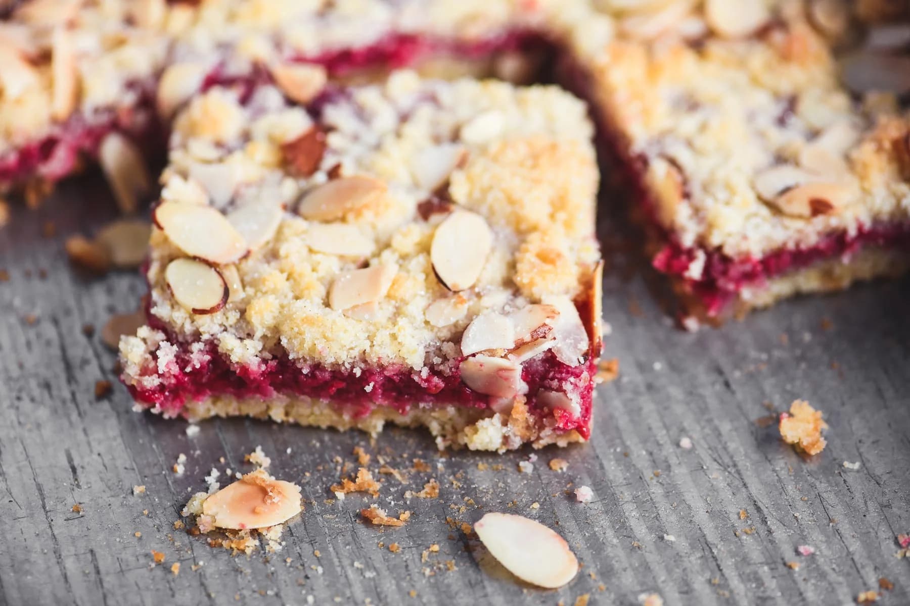 Healthy Raspberry Bars