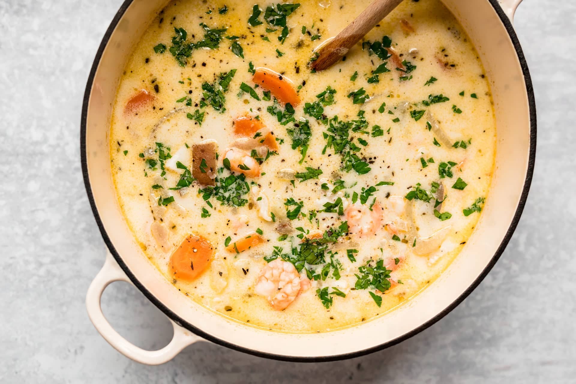 Healthy Seafood Chowder