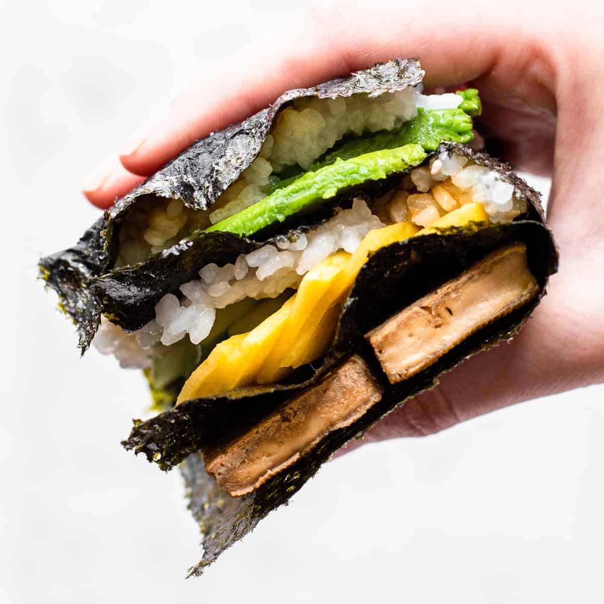 Mango Tofu Nori Wrap