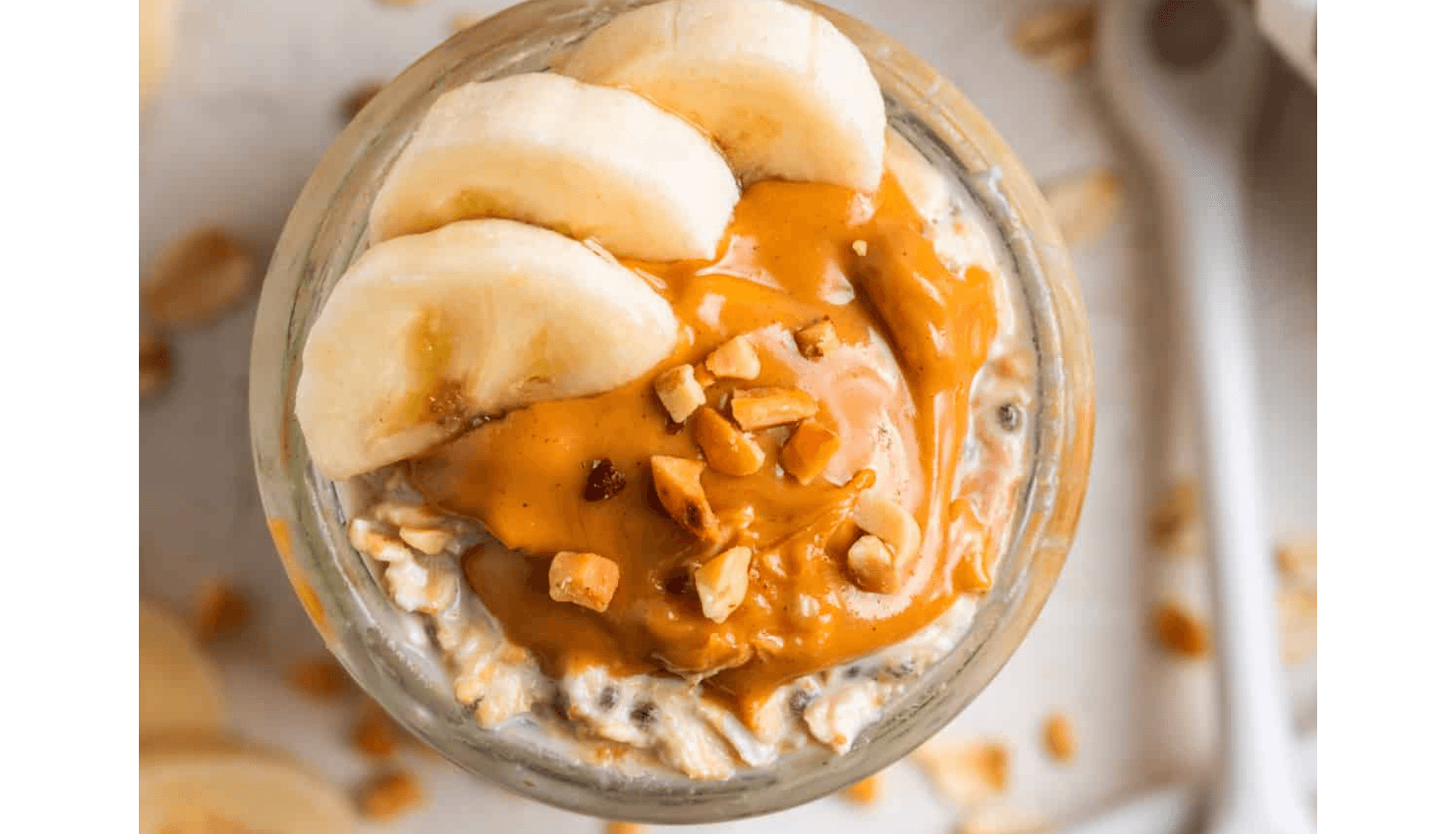 Peanut Butter Protein Overnight Oats