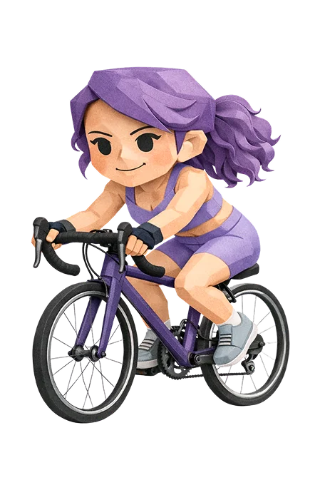 Cyclist character